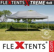 Faltzelt Flextents Pro Xtreme 4x8m Grau